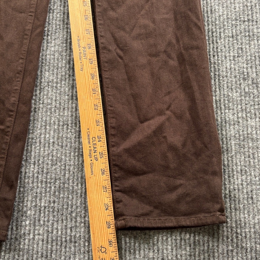 Kut from the Kloth Catherine Slim Boyfriend Jeans Women 10 Brown Stretch - Picture 7 of 10
